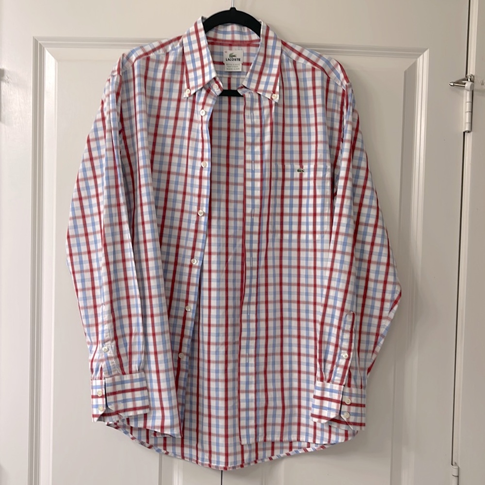 Lacoste men’s long sleeved button down